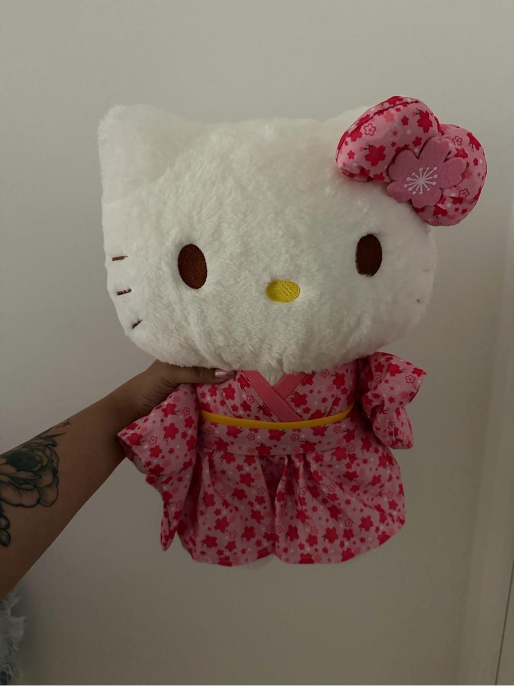 Hello Kitty Pink Floral Kimono Plush Costume